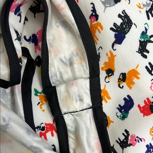 Ezra Sleeveless Dress with Elephants Multicolor Sleeveless Dress Small - Picture 9 of 9